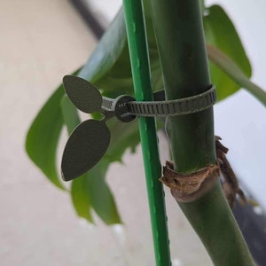 Adorable Plant Ties -3D printed -Botanical zip ties