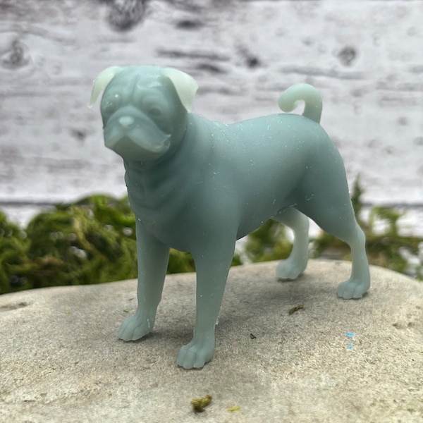 Resin Dog Figures  - 3D Printed! -- Great Detail!