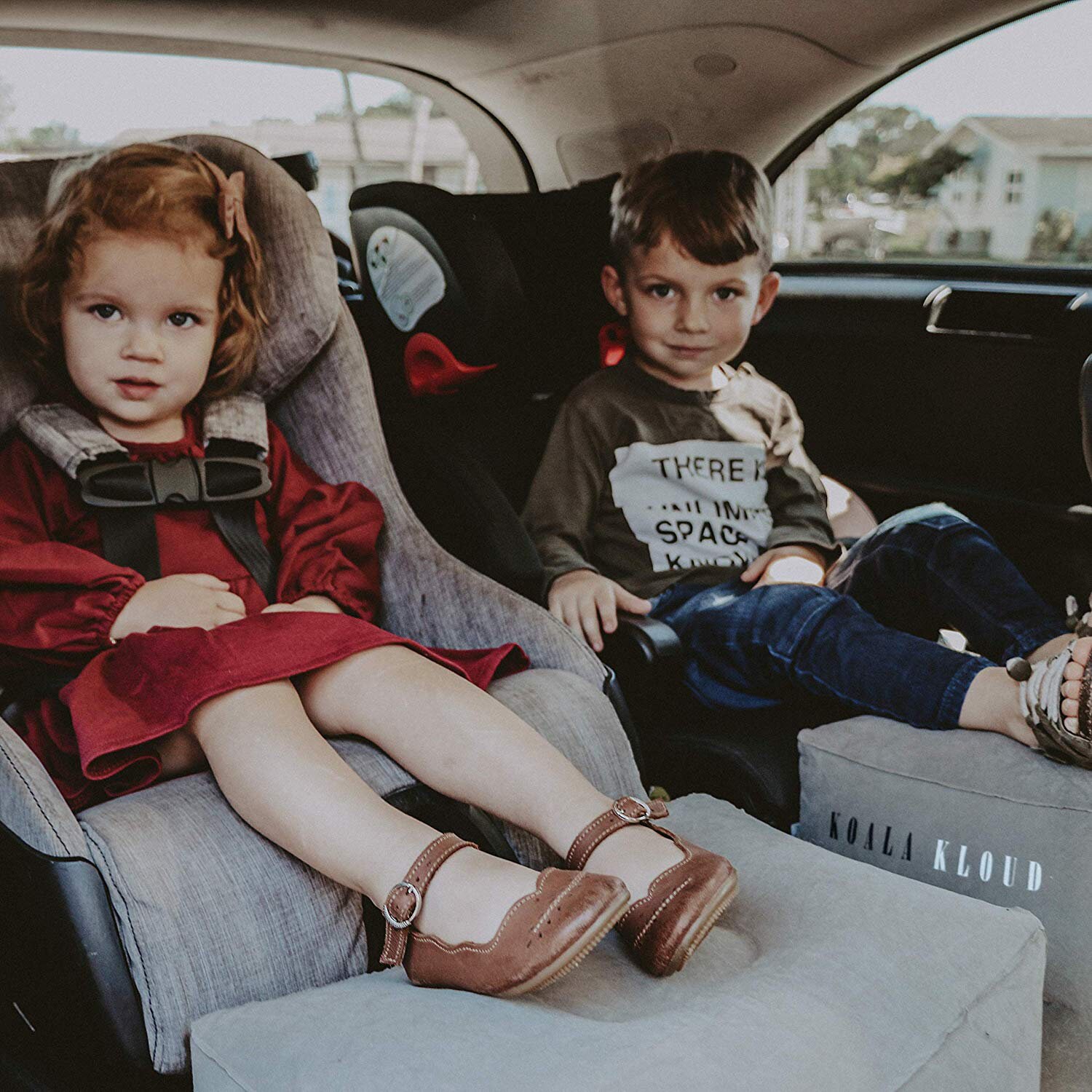 Car Sleeping Footrest Pillow Kids Resting footstool On Car Bus