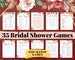 35 Printable Bridal Shower Games - Top-Rated Games by Guests | Family-Friendly Bridal Shower Game Bundle Instant Download | 5'x7' PDF Files 