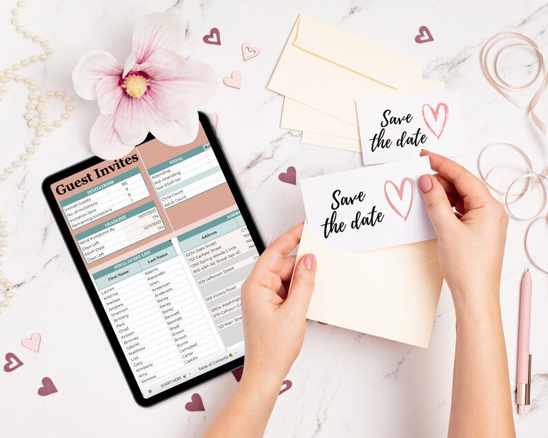 excel wedding planner