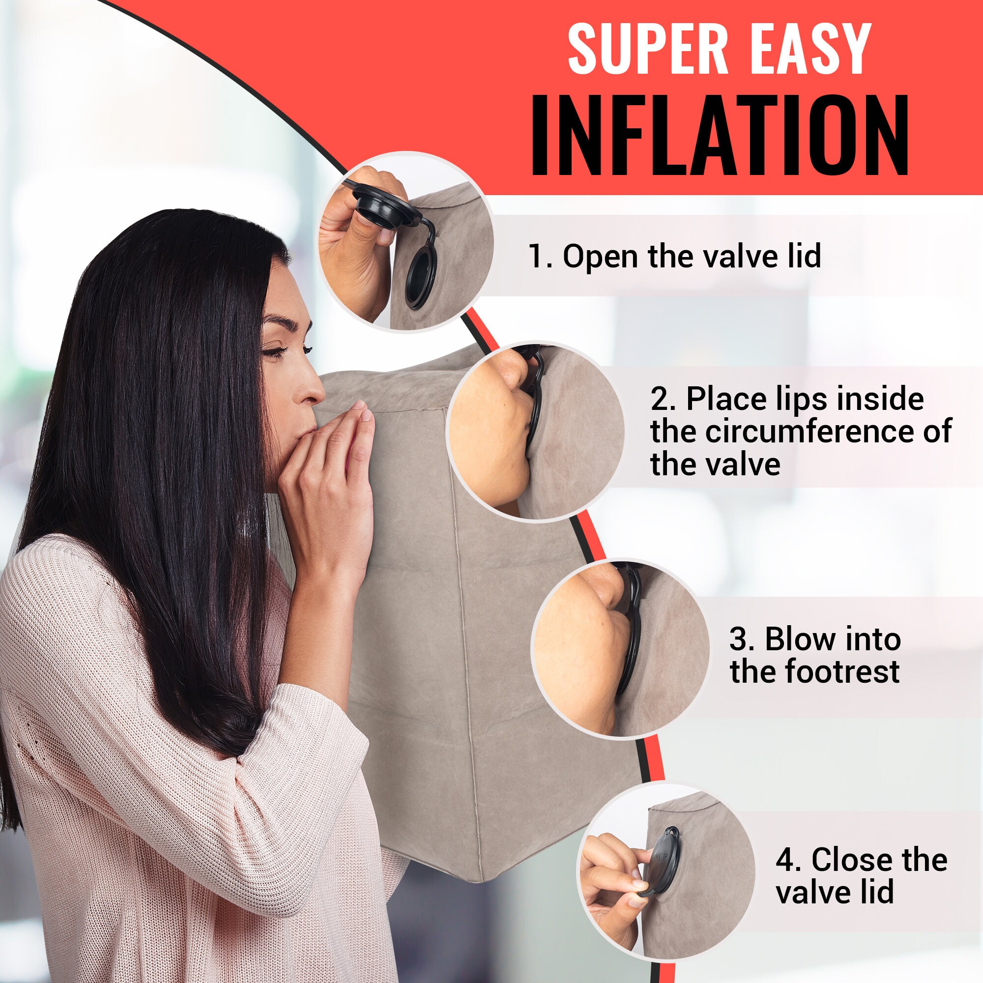 Koala Kloud Toddler Travel Footrest 3 Heights Foot Leg Rest Etsy