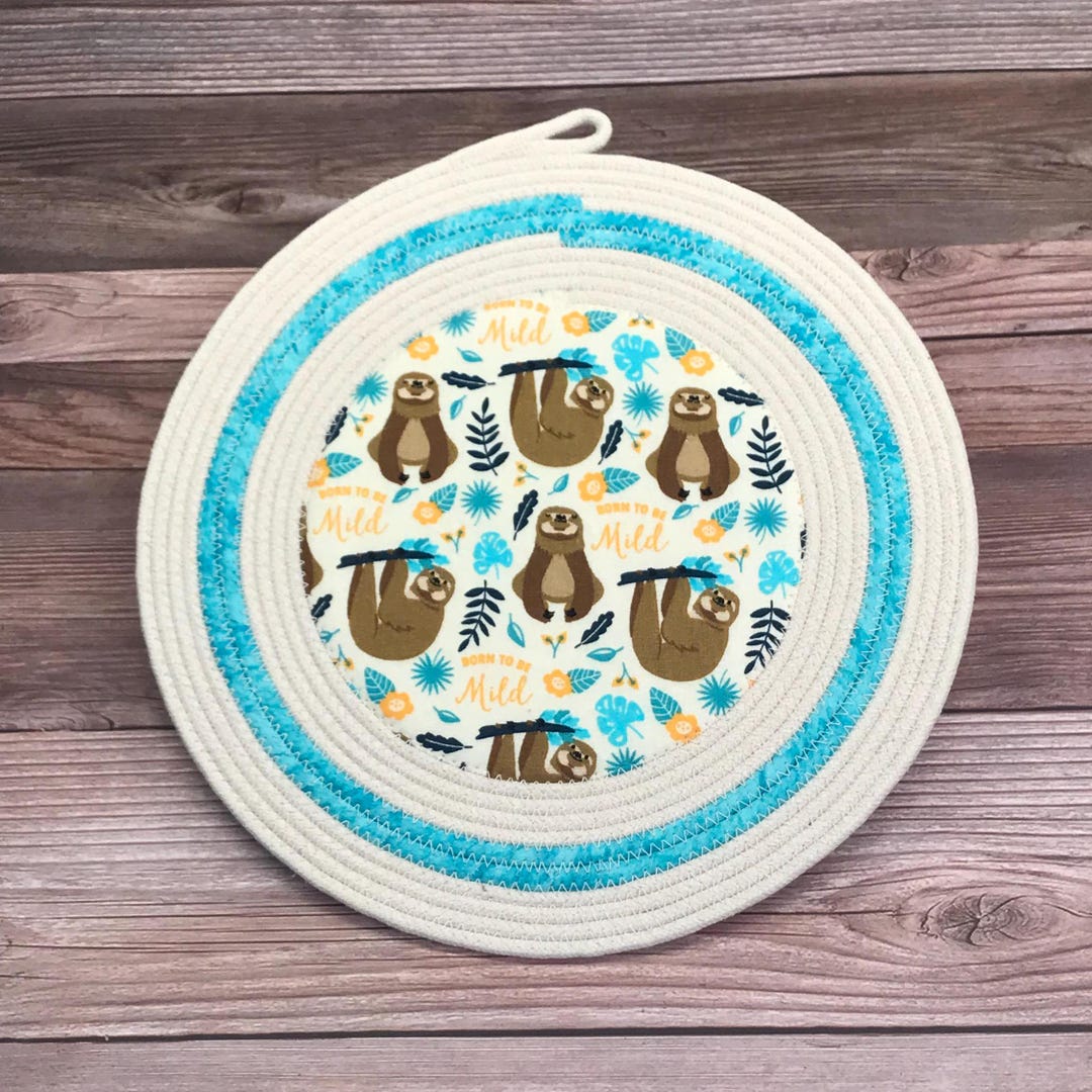 Handmade Sloths Rope Mat - Etsy