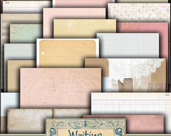 Achtergrondpapier, schrijfpapier, stationair, dagboek, planner, plakboek, kaart, vintage papier, ontwerppapier, rommeldagboek, plakboekpapier