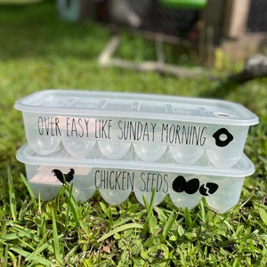 Sustainable & Humorous Reusable Egg Cartons