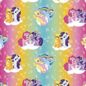 PREORDER Surgical Scrub Hat, Mask, or Set. My Little Pony