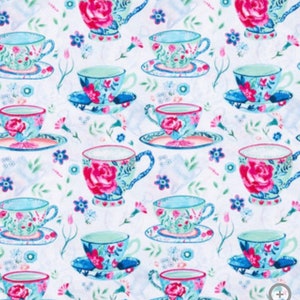 Gorro quirúrgico, mascarilla o set Mad sombrerero fiesta de té Disney Alicia en el País de las Maravillas Taza de Té