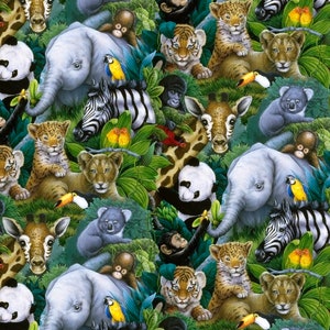Surgical Scrub Hat, Mask, or Set.  World Animals