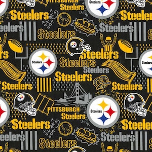 Surgical Scrub Hat, Mask, or Set. Pittsburgh Steelers NFL