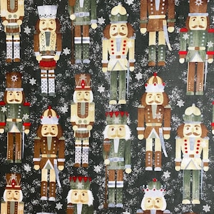 Surgical scrub hat, mask or set Christmas Nutcrackers