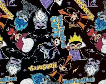 Surgical Scrub Hat / Scrub Cap  or Mask.  Disney Villains