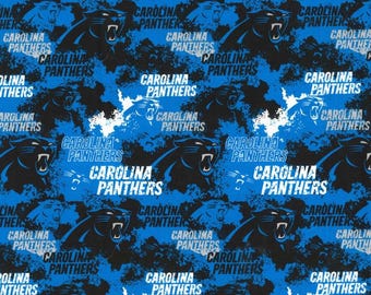 Gorro quirúrgico de los Carolina Panthers: mascarilla de algodón hecha a mano
