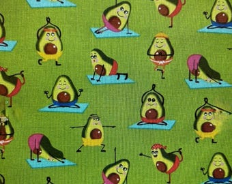Surgical Scrub Hat / Scrub Cap  or Mask. Avocado Yoga