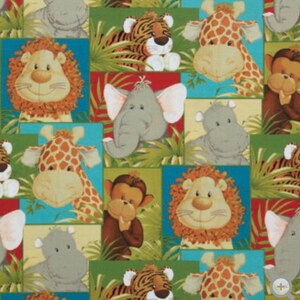 Scrub hat and mask set Baby animal