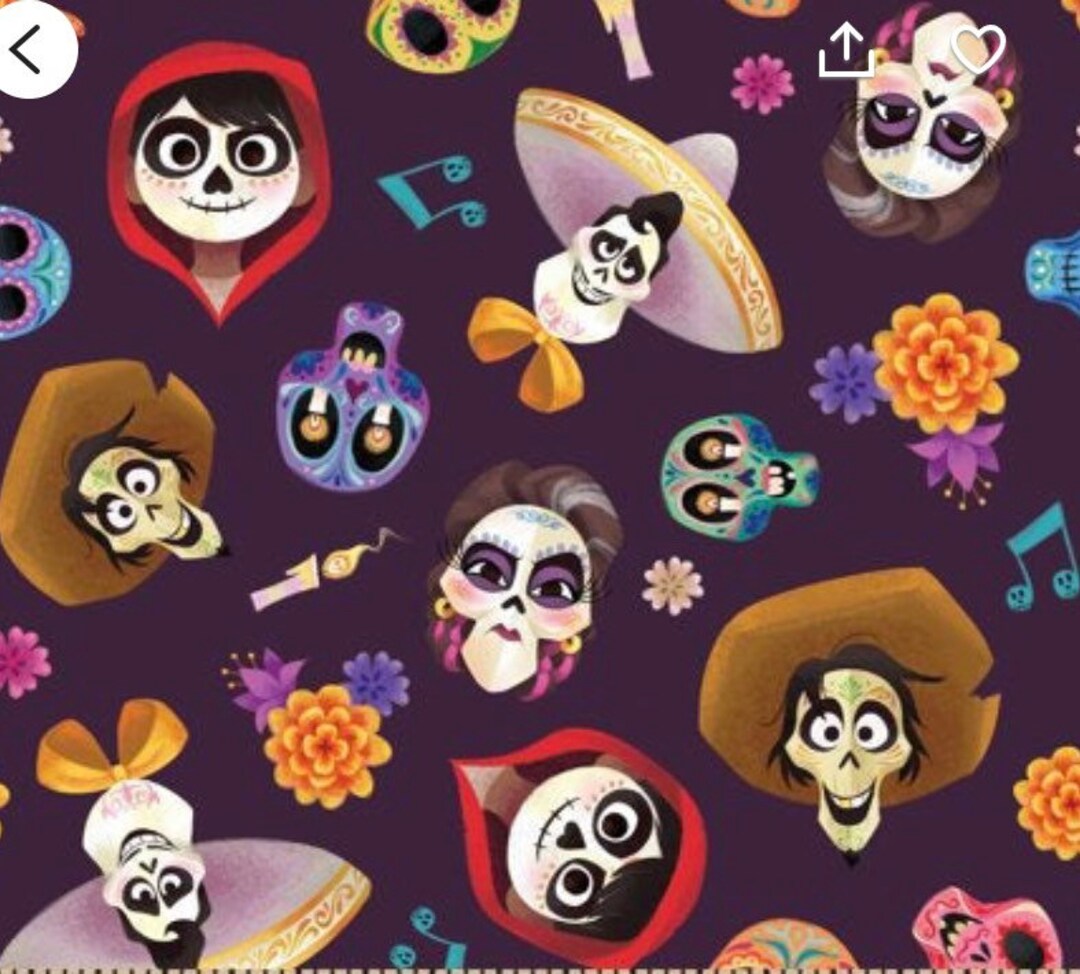 Scrub Hat and Mask Set Disney Coco, Halloween - Etsy