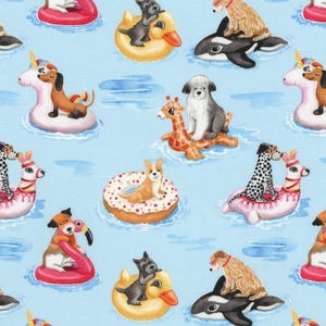Surgical Scrub Hat, Mask, or Set. Water Dogs