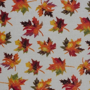 Surgical scrub hat, mask or set Autumn, leaves, Fall, Seasons
