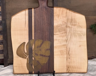 Striped Live-Edge Cutting Board