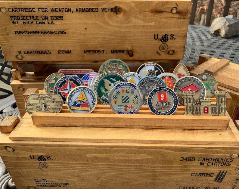 Challenge Coin Ammo-crate: Personalized Military Gift - Etsy