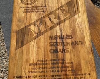 MRE Striped Cutting Board