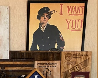 Vintage 1973 Recruiting Poster, US Navy