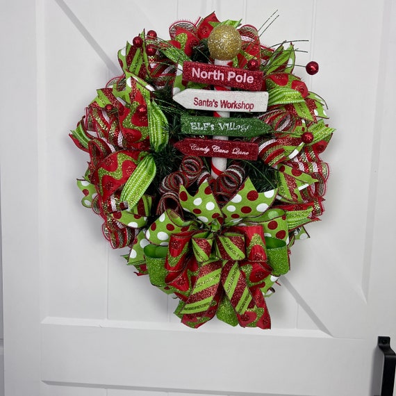 Santa North Pole Ribbon Santa North Pole Ribbon