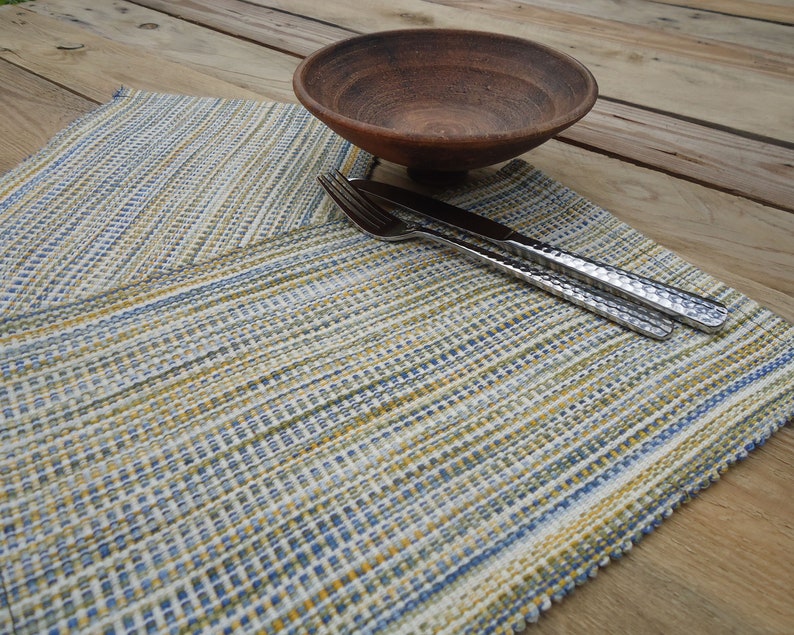 Handwoven Cotton Table mats Placemats Handloomed Plain Weave Etsy