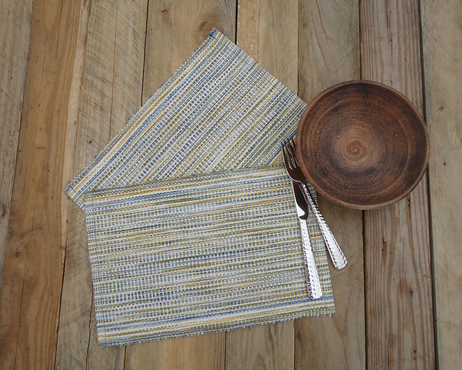 Handwoven Cotton Table mats Placemats Handloomed Plain Weave Etsy