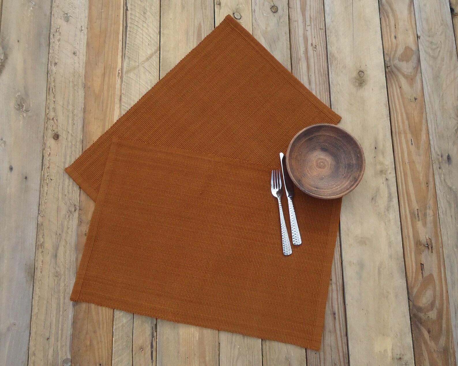 Handwoven Cotton Table mats Placemats Handloomed Plain Weave Etsy