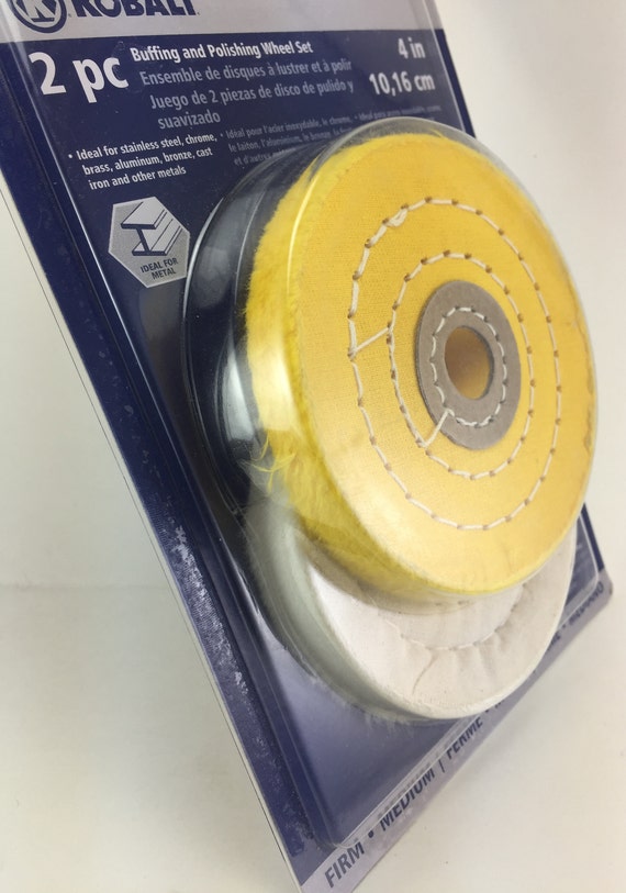 4 10 16 Cm Buffing And Polishing Wheel 2pc Set Etsy