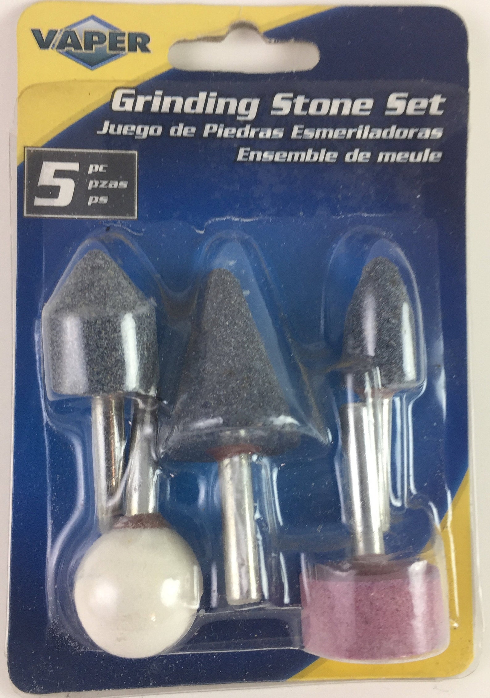 5 Pc GRINDING STONE SET Fits Rotary Tools With 1/4'' Etsy