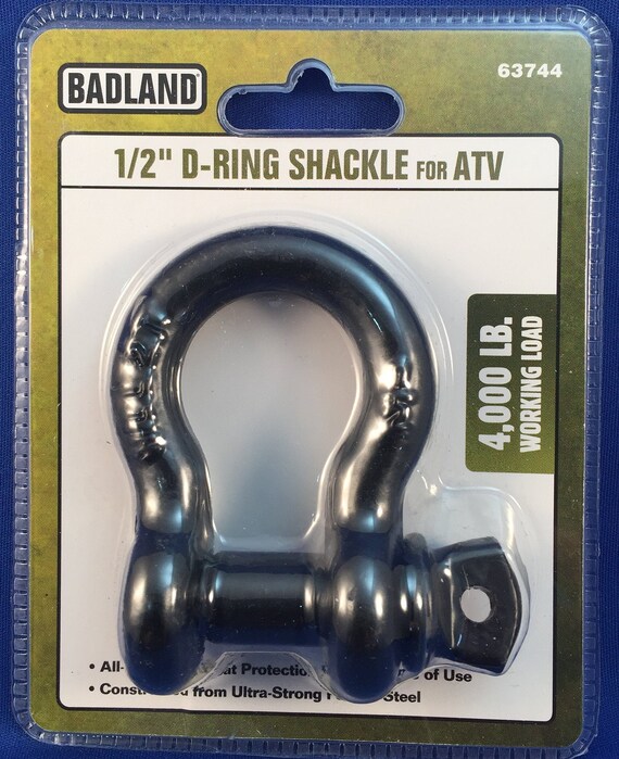 1 2 In D Ring Shackle For Atv 4000 Lbs