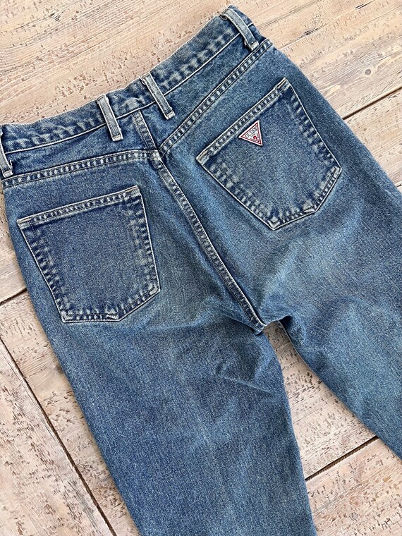 Vintage- ICONIC 1980s GUESS denim jeans, high wai… - image 10