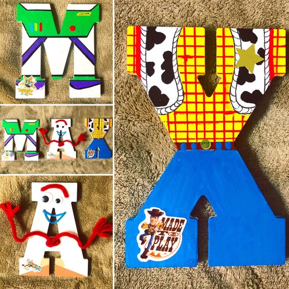 Toy story themed Letters