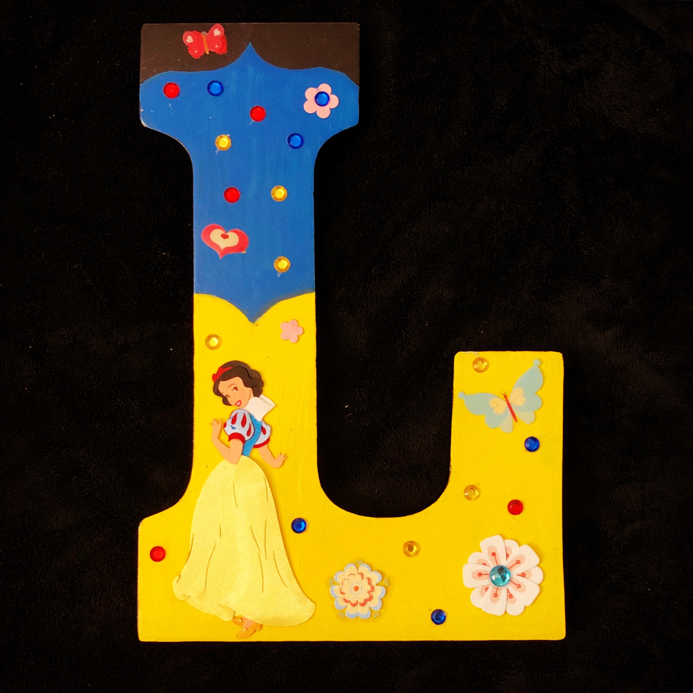 disney princess custom letters in style of your choice etsy