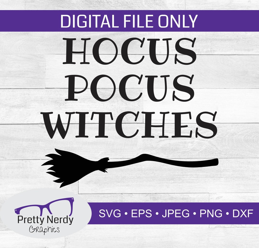 Hocus Pocus Witches Svg, Halloween Svg - Etsy