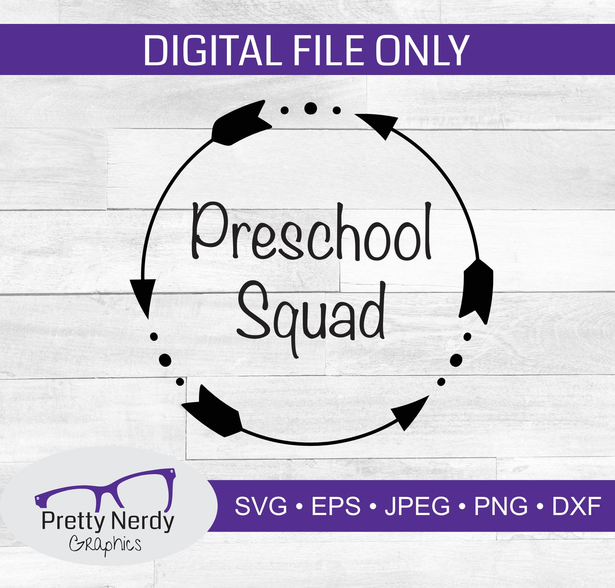 Preschool Squad Svg Back to School Svg Preschool Svg First - Etsy