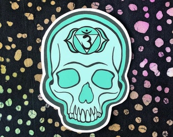 Chakra Stickers, Third Eye, Yoga Stickers, Chakra Art
