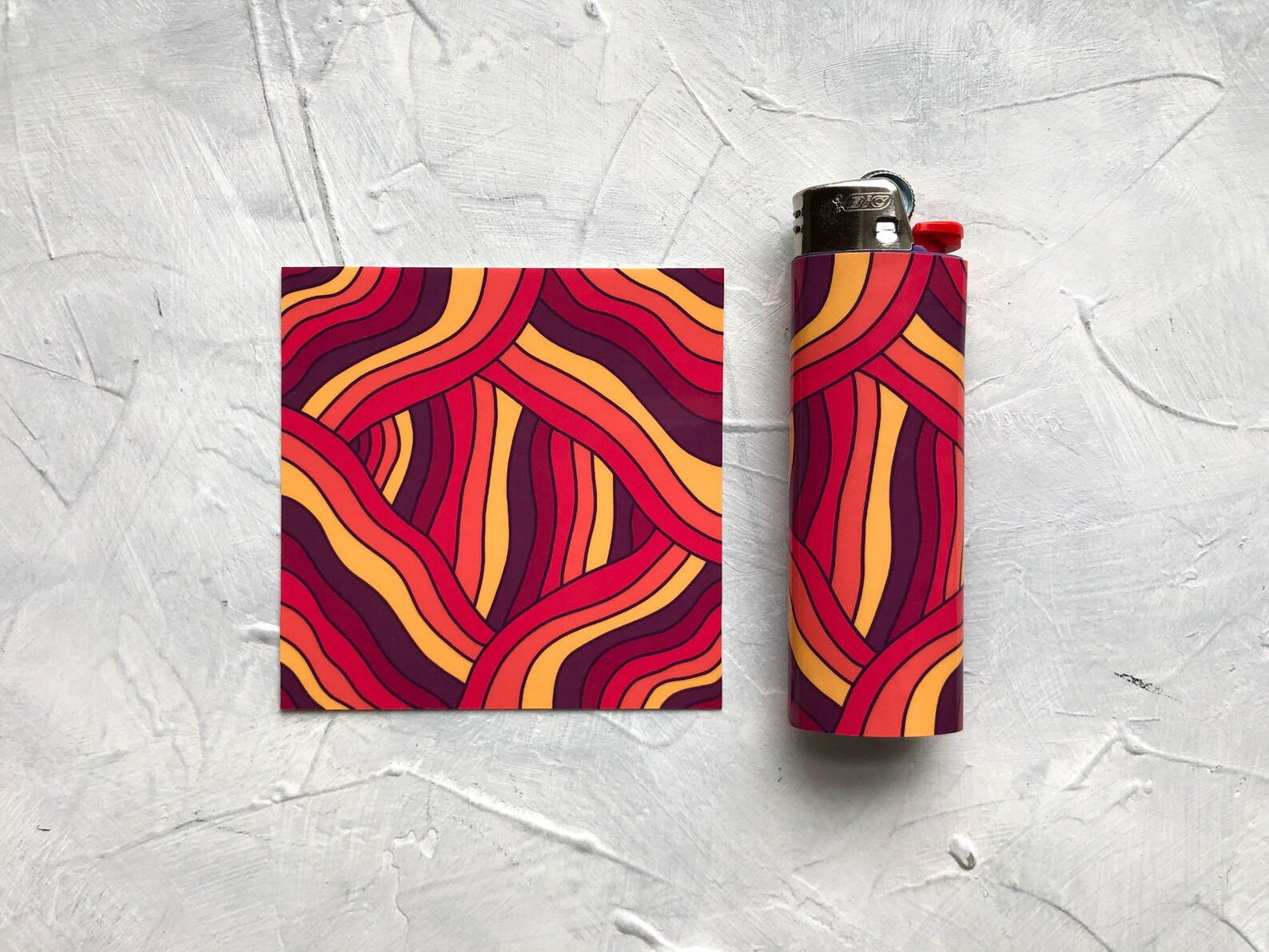 Trippy Stickers Lighter Stickers Psychedelic Stickers Weed Etsy