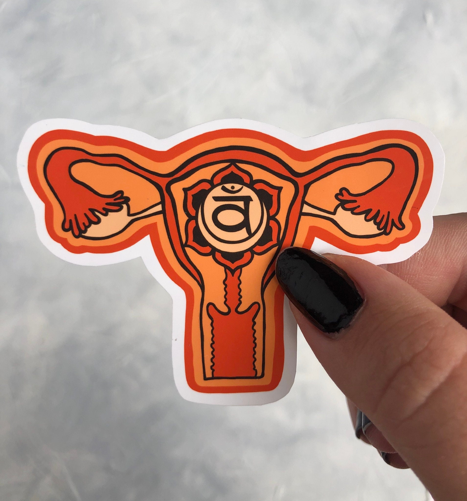 Chakra Stickers, Sacral Chakra, Hippie Stickers, Chakra Art - Etsy