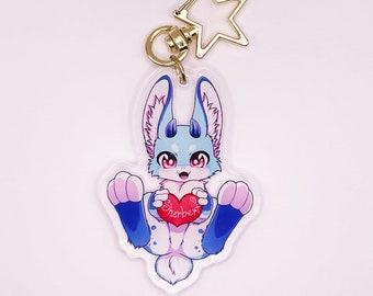 Sherbert acrylic keychain - Heart ver.