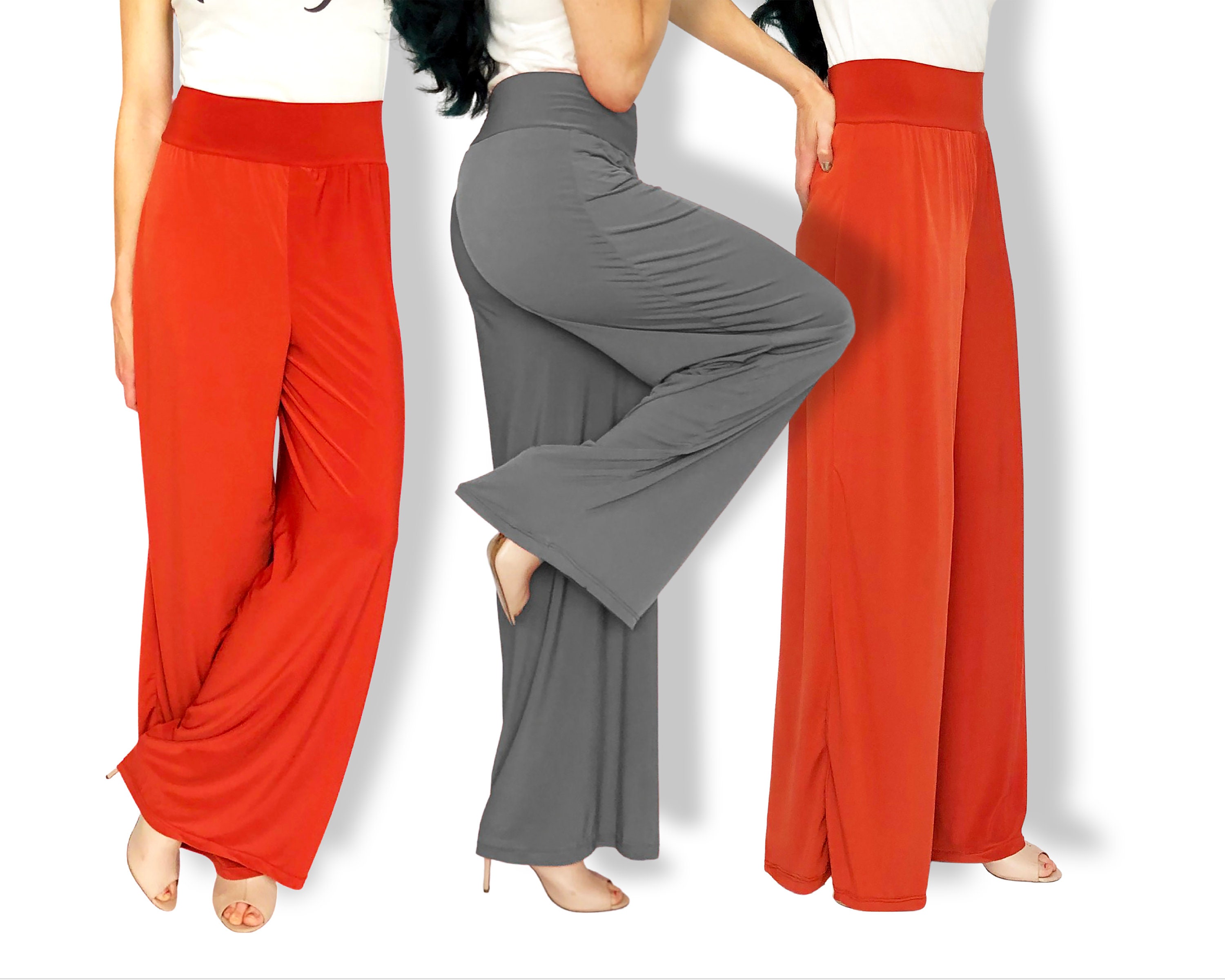 1 hr Beginner Wide Leg Palazzo Pants Sewing Pattern w/ Video Etsy