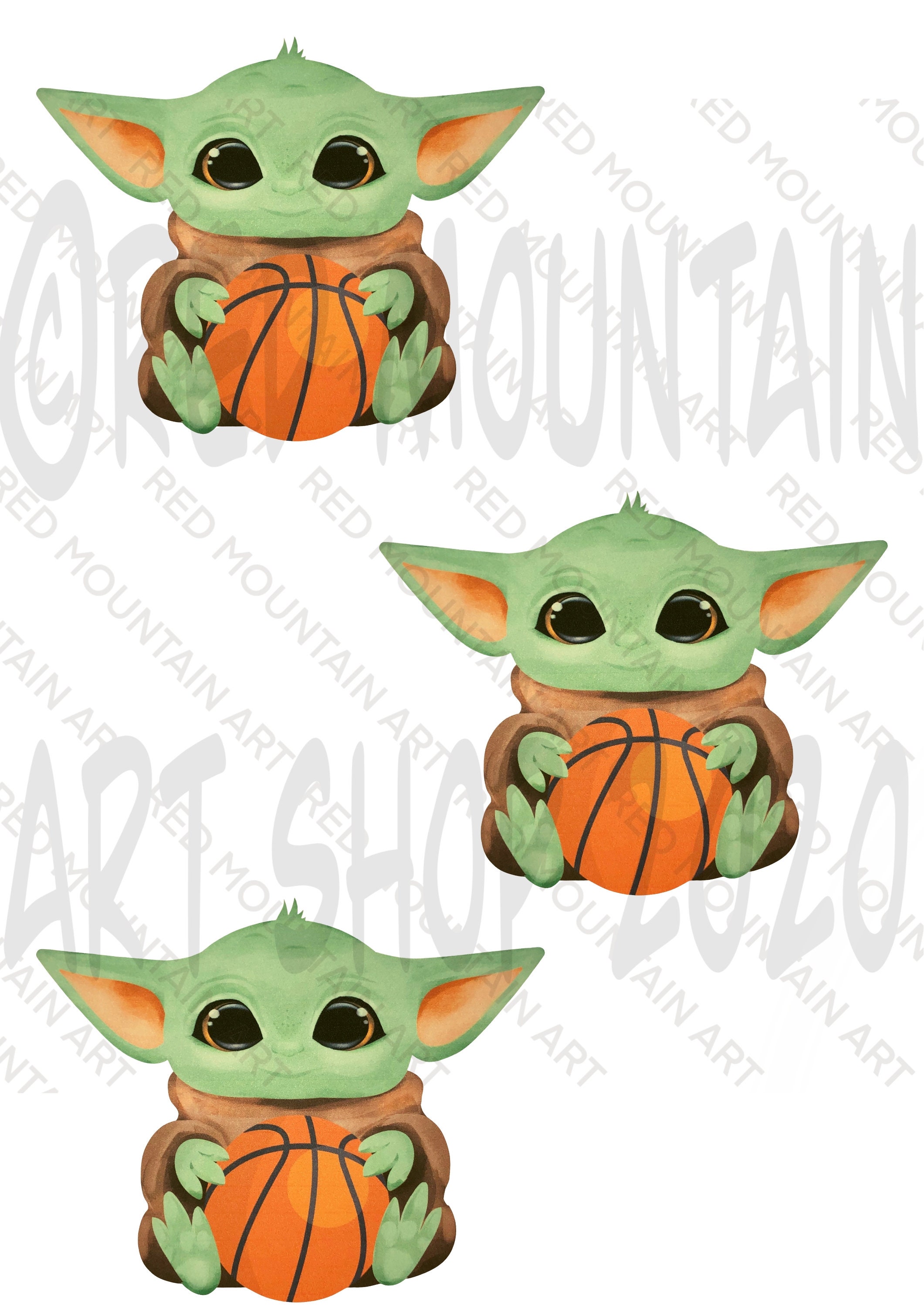 Swoosh All Net Baby Alien Basketball Image/cards/party - Etsy Singapore