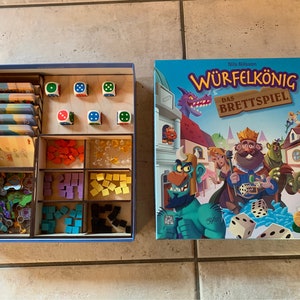 Würfelkönig - Das Brettspiel - Organisation, passt in die Spielbox - digitale Datei