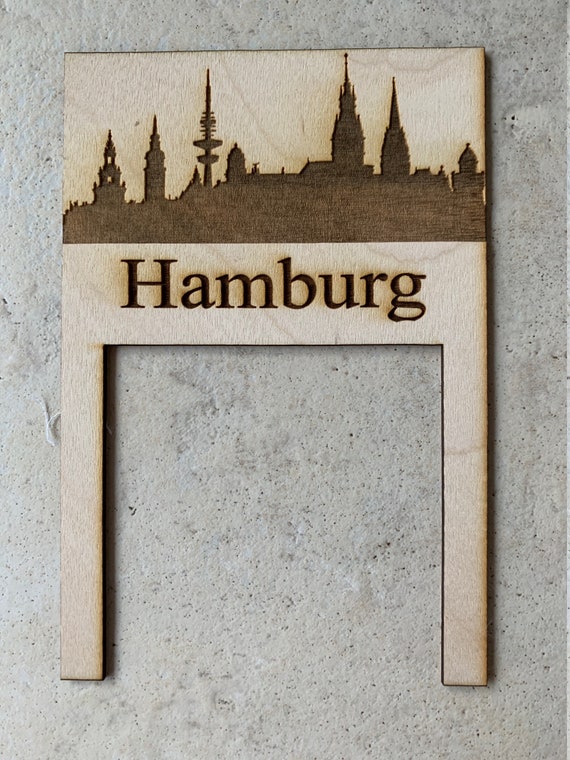 Steckdose / Schalter Dekoration Hamburg passend für Schalter / Stecker von  80mm - .de