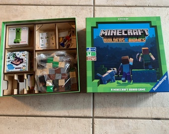 Minecraft Builders & Biomes - caja de clasificación, organización, cabe en la caja del juego - archivo digital