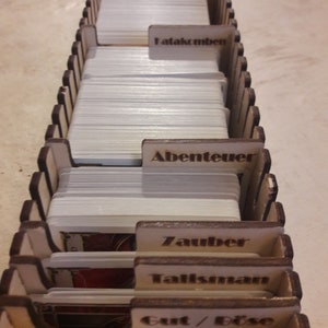Talisman 4th Ed Sorting Box for Cards, Organization, Small Parts - digital file