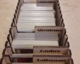 Talisman 4th Ed Sorting Box for Cards, Organization, Small Parts - digital file