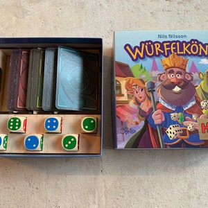 Würfelkönig - Das Würfelspiel - Organisation, passt in die Spielbox