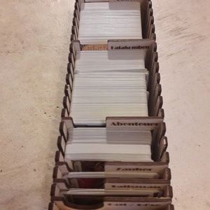 Boîte de tri Talisman 4e Ed pour cartes, organisation, petits objets